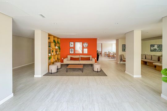 Área comum de apartamento à venda com 2 quartos, 56m² em Vila Dom Pedro I, São Paulo