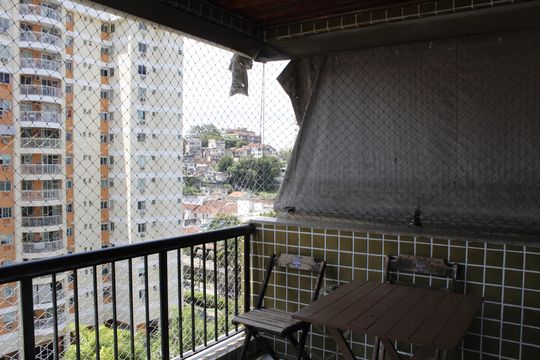 Vista da Sala de apartamento à venda com 2 quartos, 80m² em Tijuca, Rio de Janeiro