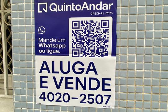 Placa de casa para alugar com 3 quartos, 150m² em Botafogo, Rio de Janeiro