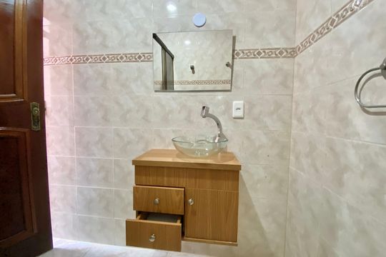 Banheiro 1 de casa para alugar com 3 quartos, 150m² em Botafogo, Rio de Janeiro