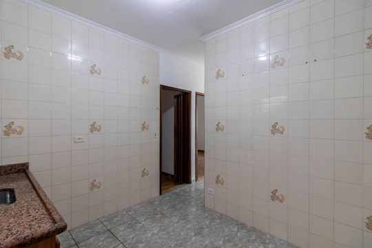 Cozinha de casa para alugar com 2 quartos, 45m² em Parque Continental Ii, Guarulhos