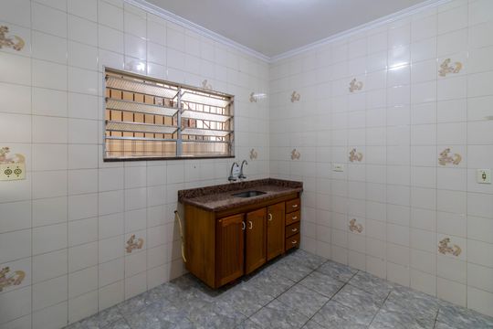 Cozinha de casa para alugar com 2 quartos, 45m² em Parque Continental Ii, Guarulhos