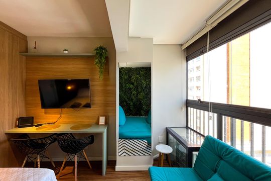 Studio de apartamento para alugar com 1 quarto, 28m² em Barra Funda, São Paulo