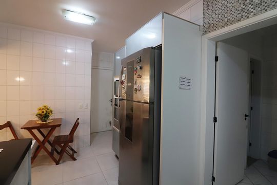 Cozinha de apartamento à venda com 3 quartos, 133m² em Vila Caminho do Mar, São Bernardo do Campo
