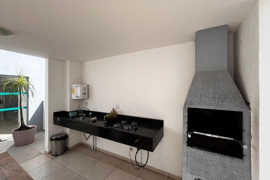 Área Gourmet de apartamento à venda com 2 quartos, 75m² em Itapoã, Belo Horizonte
