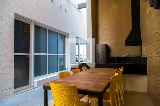 Área comum - Churrasqueira de kitnet/studio à venda com 1 quarto, 28m² em Vila Clementino, São Paulo