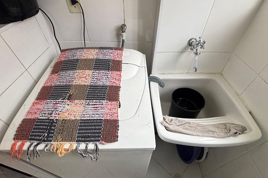 Área de Serviço de apartamento à venda com 2 quartos, 53m² em Vila Alpina, Santo André