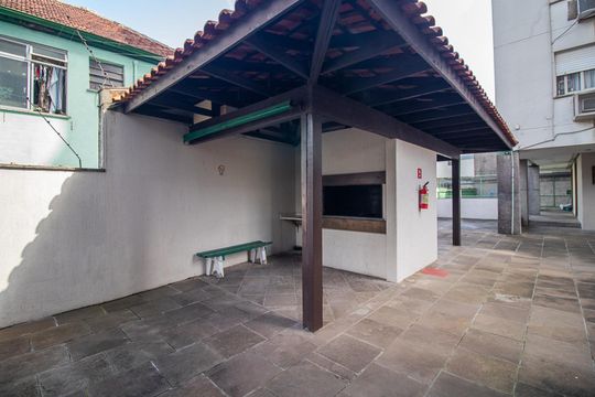 Área comum - Churrasqueira de apartamento à venda com 2 quartos, 67m² em Teresópolis, Porto Alegre