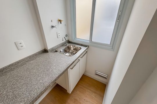 Área de Serviço de apartamento à venda com 1 quarto, 30m² em Vila Dom Pedro I, São Paulo
