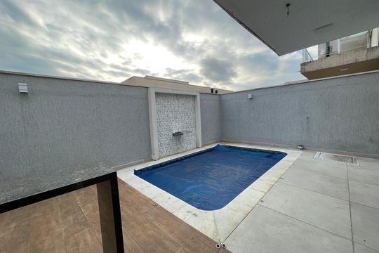 Piscina de casa de condomínio para alugar com 3 quartos, 159m² em Jardim Rebelato, Cotia
