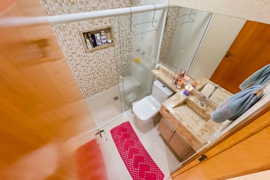 Banheiro da Suíte de casa à venda com 3 quartos, 153m² em Jardim da Gloria, São Paulo