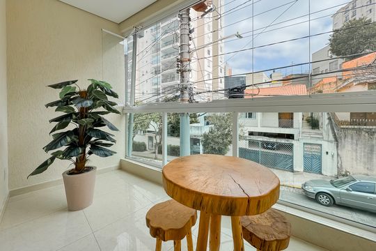 Varanda da Suíte de casa à venda com 3 quartos, 153m² em Jardim da Gloria, São Paulo