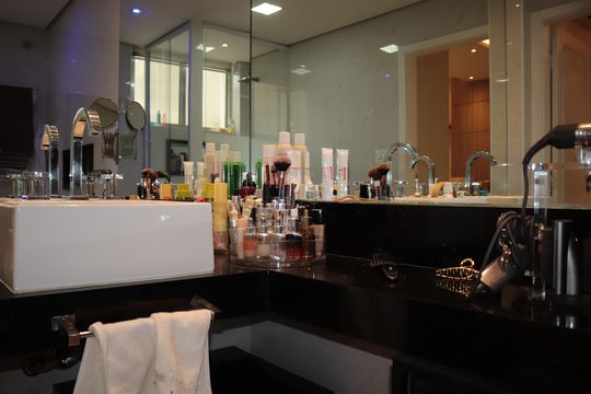Banheiro da Suíte de apartamento à venda com 3 quartos, 180m² em Santa Cecilia, São Paulo