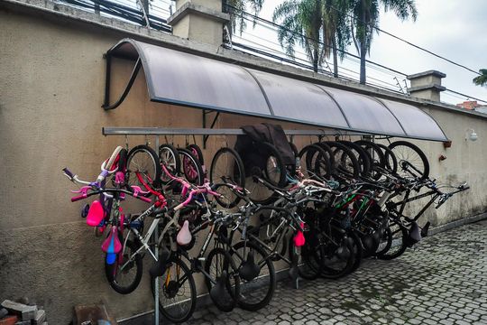 Bicicletário de apartamento à venda com 2 quartos, 58m² em Paraisópolis, São Paulo