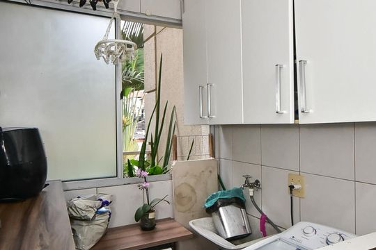 Área de Serviço de apartamento à venda com 2 quartos, 58m² em Paraisópolis, São Paulo