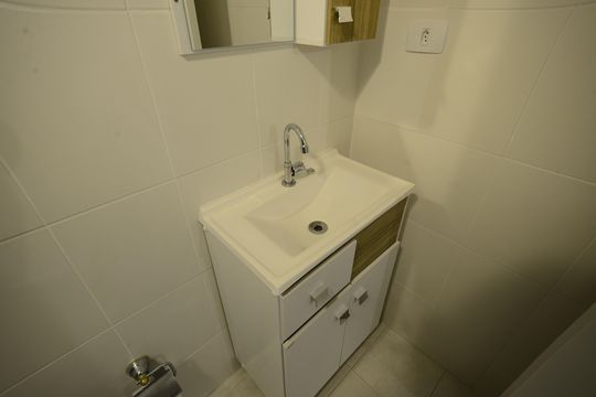 Banheiro de apartamento à venda com 3 quartos, 96m² em Vila Mariana, São Paulo