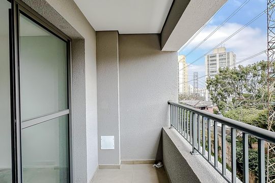 Varanda de kitnet/studio à venda com 1 quarto, 25m² em Alto da Mooca, São Paulo
