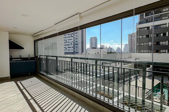 Varanda da Sala de apartamento para alugar com 2 quartos, 75m² em Quarta Parada, São Paulo