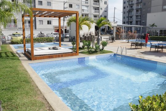 Piscina de apartamento para alugar com 2 quartos, 47m² em Vila Bandeirantes, Nova Iguaçu