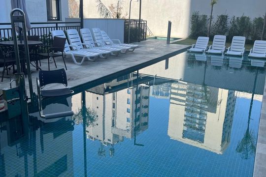 Área comum - Piscina de apartamento à venda com 2 quartos, 31m² em Barra Funda, São Paulo