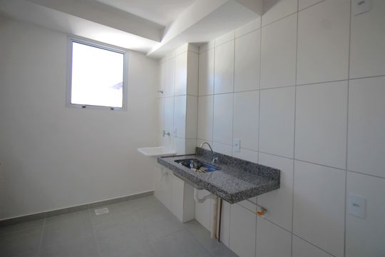 Cozinha e Área de Serviço de apartamento à venda com 2 quartos, 46m² em Alto Caiçaras, Belo Horizonte