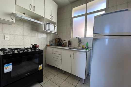 Cozinha de apartamento à venda com 2 quartos, 126m² em Serra, Belo Horizonte