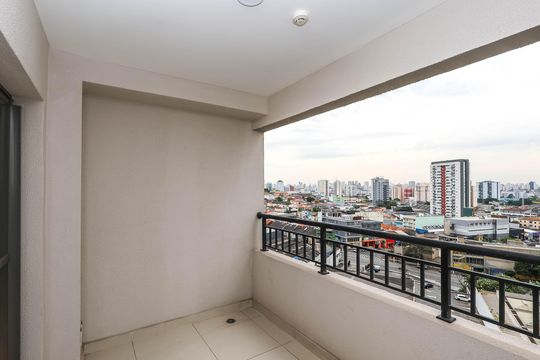 Varanda de kitnet/studio para alugar com 1 quarto, 27m² em Sacomã, São Paulo