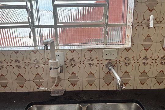 Cozinha de casa para alugar com 2 quartos, 150m² em Vila Camilópolis, Santo André