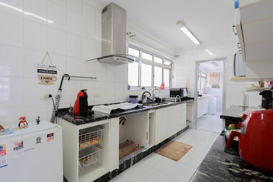 Cozinha de apartamento à venda com 3 quartos, 130m² em Santana, São Paulo