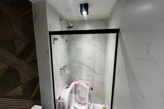 Banheiro Social de apartamento à venda com 2 quartos, 92m² em Jardim São Paulo, São Paulo