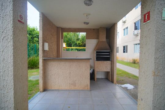 Área comum - Churrasqueira de apartamento à venda com 2 quartos, 42m² em Santo Afonso, Novo Hamburgo