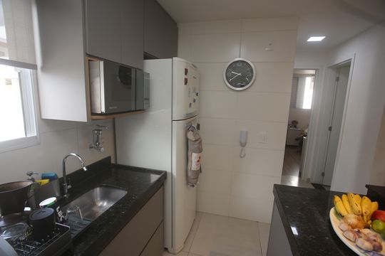 Cozinha de apartamento à venda com 3 quartos, 114m² em Buritis, Belo Horizonte