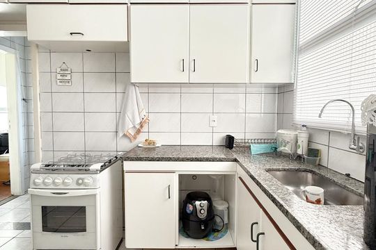Cozinha de apartamento à venda com 3 quartos, 110m² em Buritis, Belo Horizonte