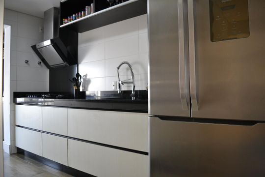 Cozinha de apartamento à venda com 4 quartos, 140m² em Jardim, Santo André