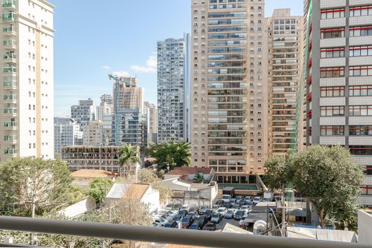 Vista de kitnet/studio à venda com 1 quarto, 29m² em Campo Belo, São Paulo