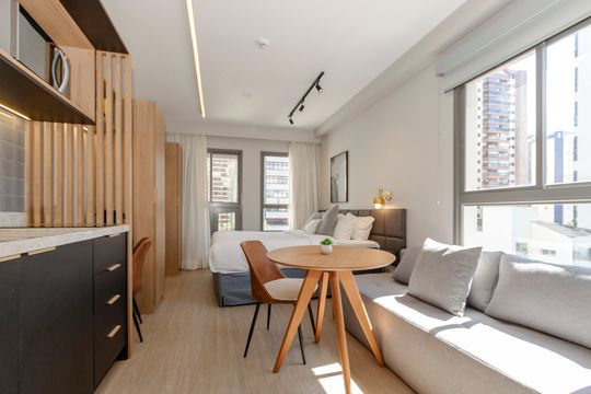 Studio de kitnet/studio à venda com 1 quarto, 29m² em Campo Belo, São Paulo