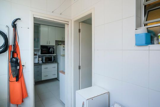 Área de serviço de apartamento à venda com 3 quartos, 78m² em Jardim Sao Caetano, São Caetano do Sul