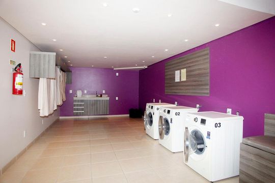 Área Comum - Lavanderia de kitnet/studio para alugar com 1 quarto, 38m² em Independência, Porto Alegre
