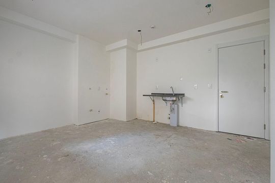 Sala/Cozinha de apartamento para alugar com 1 quarto, 38m² em Pinheiros, São Paulo