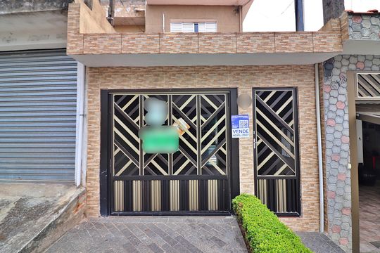 Fachada de casa à venda com 2 quartos, 175m² em Bairro dos Casa, São Bernardo do Campo