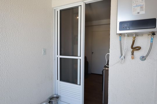 Varanda da Sala de apartamento para alugar com 2 quartos, 32m² em Jardim Monte Kemel, São Paulo