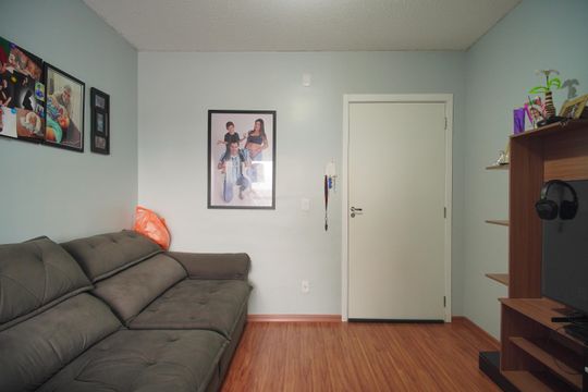 Sala de apartamento à venda com 2 quartos, 56m² em Santo Afonso, Novo Hamburgo