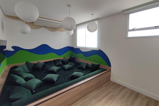 Área comum de apartamento para alugar com 2 quartos, 66m² em Parque Prado, Campinas