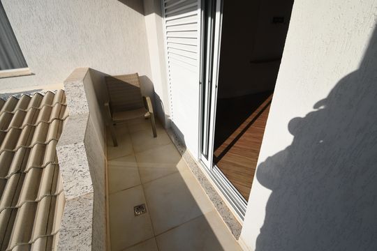  Sacada Suíte 1 de casa de condomínio à venda com 3 quartos, 364m² em Alphaville Dom Pedro, Campinas