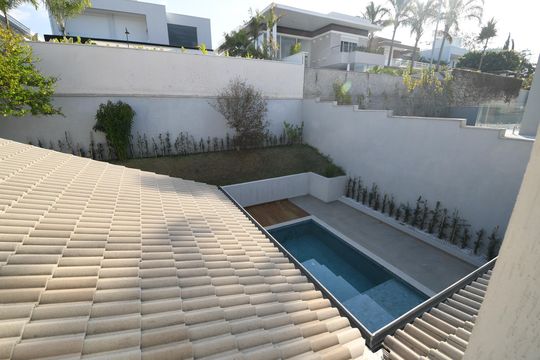  Suíte 1 - Vista de casa de condomínio à venda com 3 quartos, 364m² em Alphaville Dom Pedro, Campinas