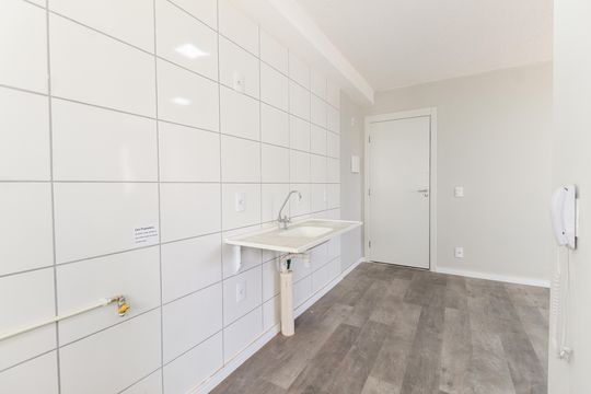 Cozinha de apartamento à venda com 2 quartos, 41m² em Cidade Nova São Miguel, São Paulo