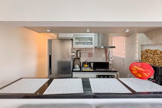 Cozinha de apartamento para alugar com 2 quartos, 59m² em Chácara Inglesa, São Paulo