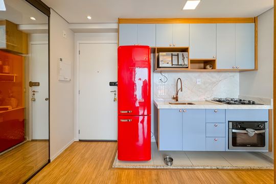 Cozinha de apartamento à venda com 2 quartos, 39m² em Ipiranga, São Paulo