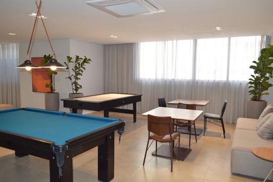 Área comum de apartamento à venda com 1 quarto, 44m² em Vila Mariana, São Paulo
