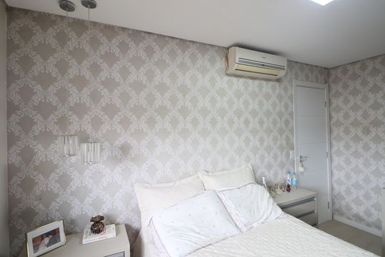 Quarto 2 de casa de condomínio à venda com 3 quartos, 120m² em Fátima, Canoas